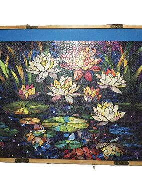 Mosaic Flowers 2000 Piece Jigsaw Puzzle Poster Included Letters on Back 39 x 28